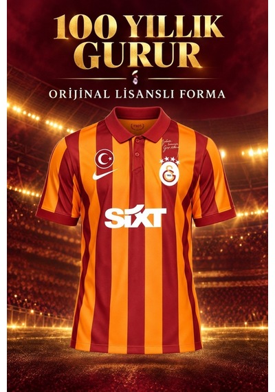 Galatasaray 100.yıl Forma Sarı - Kırmızı