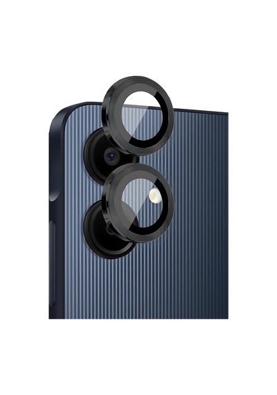 Samsung Galaxy Uyumlu A06 Raze Metal Kamera Lens Koruyucu Siyah