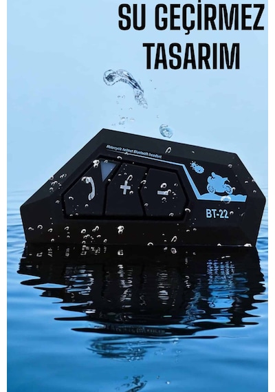 Kask Kulaklığı Motosiklet Intercom Interkom Dinleme Konuşma Özellikli Su Geçirmez 40607063