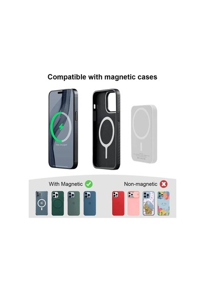 Axya Apple Uyumlu iPhone Powerbank Magsafe Battery Pack 10.000 Mah Beyaz
