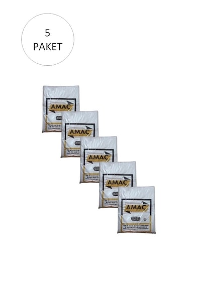 Hubrendy Tedarik Şeffaf Hışır Atlet Poşet Büyük Boy 29x52 Cm 650 Gr 5 Paket-takriben 750 Adet