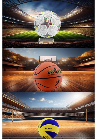 Alastor Basketbol Topu Hediyeli 2 Li Set Voleybol Topu Ve Futb... Mavi