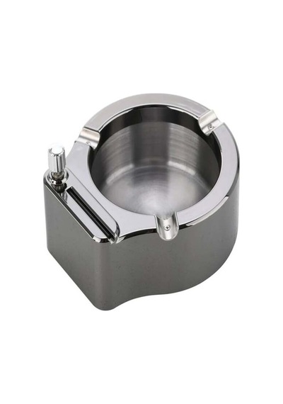 Kibrit Çakmaklı Paslanmaz Metal Küllük