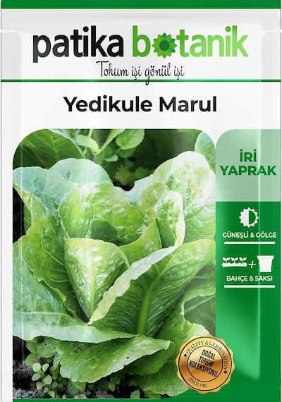 Patika Botanik 2000 Adet Yedikule Marul Tohumu