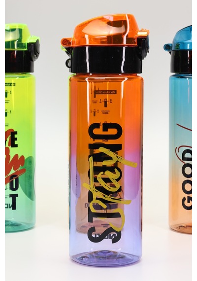 Su Matarası Tritan Geniş Ağız Su Şişesi Keep Spor Matarası Suluğu Bpasız 550 Ml Sarı 0100