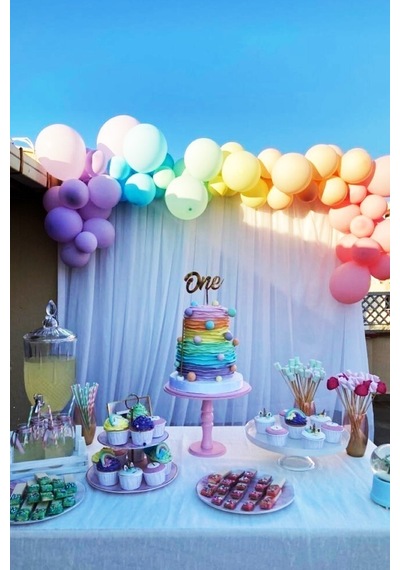 Beysüs Karışık Makaron Balon 20 Adet 12inç Standart