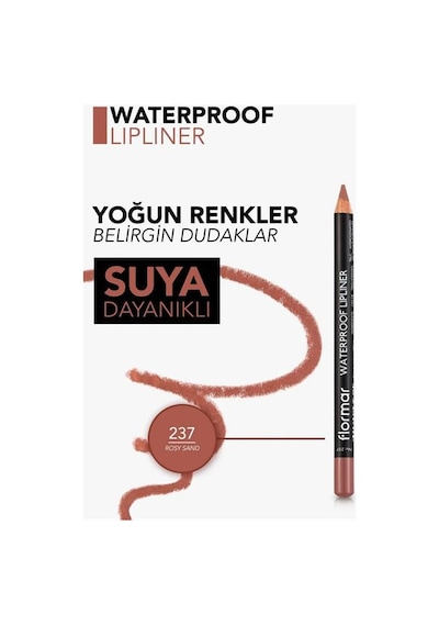 Flormar Waterproof Lipliner No:237 01