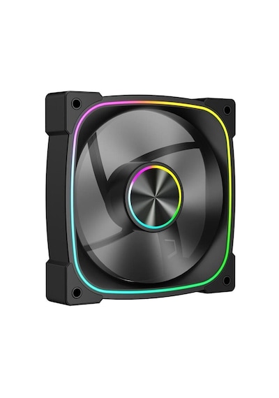 1st Player Fn7r 120mm Reverse 4pın Pwm + 3pın Argb Tekli Siyah Kasa Fanı
