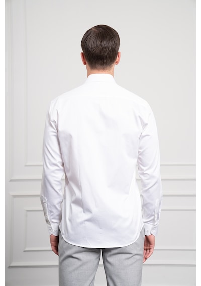 Morven Erkek Beyaz Pamuk Trend Slim Fit Dar Kesim Gömlek 25mc004024600 Beyaz Beyaz