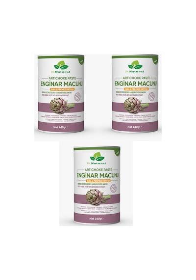 Dr. Natural Enginar Macunu Pekmez ve Bal Katkılı Bitkisel Macun 3 x 240 G