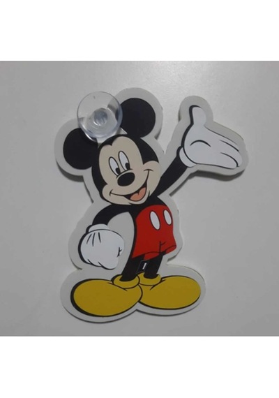 Pleksi Çizgi Film Kahramanları Cam Süsleri Vantuzlu Kaliteli Micky Mouse 14x12
