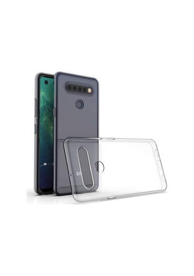 LG Uyumlu K51S Kılıf Zore Şeffaf Ince Ve Esnek Süper Silikon Kılıf Renksiz