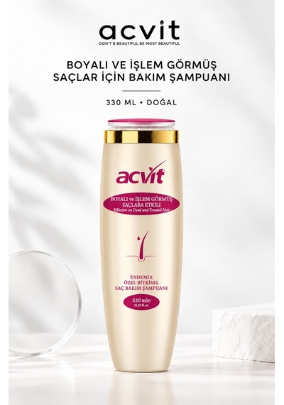 Boyalı Ve Işlem Görmüş Yıpranmış Saçlar Için Bakım Şampuanı