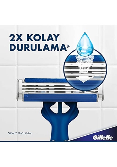Gillette Blue3 Slalom Kullan At Tıraş Bıçağı 12'li
