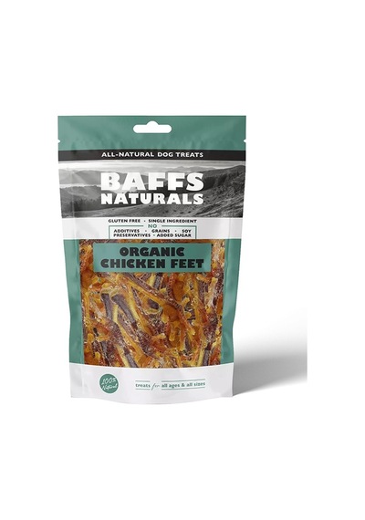 Baffs Naturals Tavuk Ayak Doğal Çiğnemelik Köpek Ödül Maması 100 G