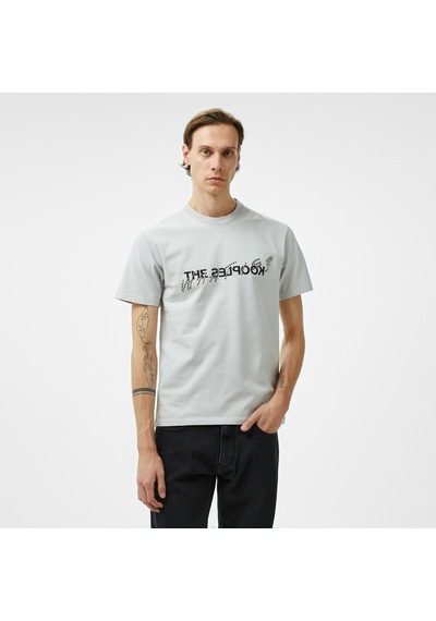 The Kooples Erkek Gri T-shırt Mavi