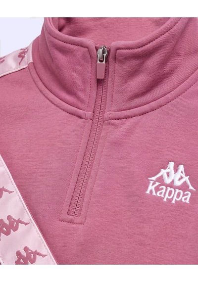 Kappa 222 Banda Mines Kadın Mor Viyole Regular Sweatshirt