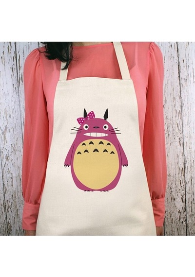 Totoro Anime Su İtici Özellikli Mutfak Önlüğü