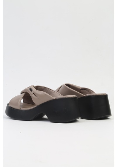 Pierre Cardin Pc-7196- 3968 Vizon-kadın Platform Terlik Vizon