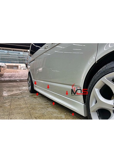 Vw Transporter T6 Uzun Şase Marşpiyel Sağ Sol Takım Fiberglass