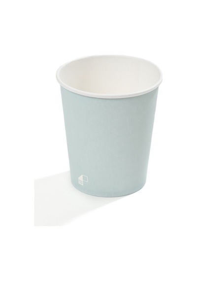 8 Oz Single Wall Baskılı Karton Bardak Açık Mavi 2000 Adet 2000