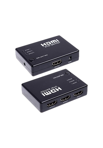Ir Alicili Hdmi Çoklayıcı 3 Port Switch 4678P Kumanda Çoklu Cihaz