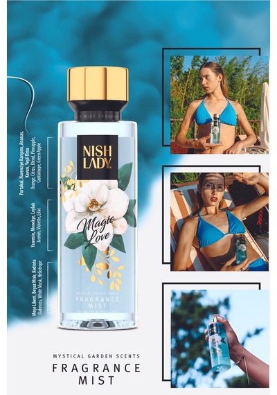 Nishlady Magic Love Body Mist Vegan Vücut Spreyi 260 ML