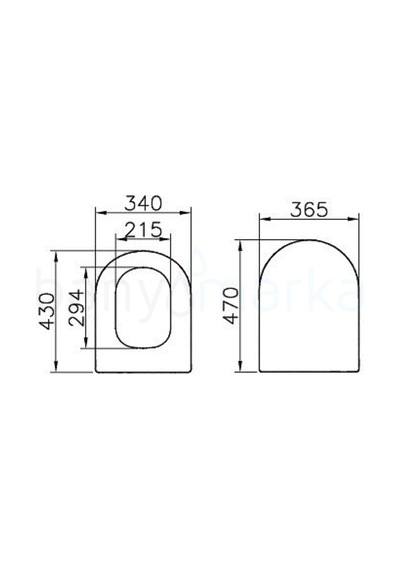 VitrA 30 003 001Mona Matrix Klozet Kapağı