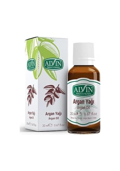 Alvin Argan Yağı, Soğuk Sıkım Ve Doğal, Saç Bakımı, 20 Ml