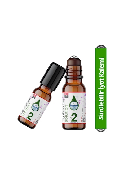 Dolar Kimya Lugol İyot Çözeltisi %2 100 Ml Roll-on Şişe Pharma Grade Lugols Iodine
