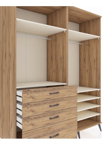 Kronos Gardrop 7 Raflı 4 Çekmeceli 2 Askılı 176x59x221 Çam-aytaşı/çam Aytaşı/çam Kronos Gardrop 7 Raflı 4 Çekmeceli 2 Askılı 176x59x221 Çam-aytaşı/çam Aytaşı/çam