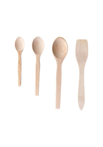 Mobilreyon 4 Parça Ahşap Kaşık Ve Spatula Seti-20-23-27-27cm Set