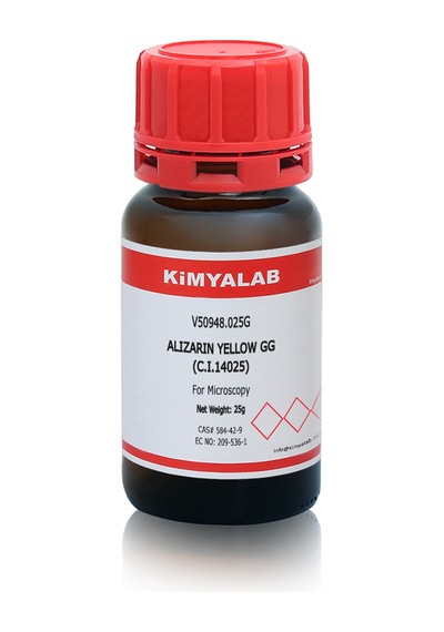 Kimyalab Alizarin Sarısı Alizarin Yellow For Microscopy 25 G