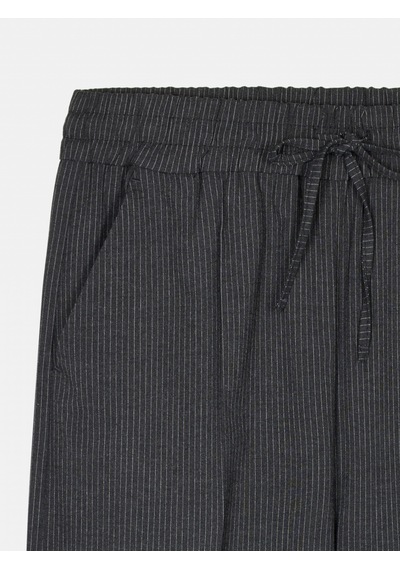 Dilvin 72164 Beli Lastikli Süet Pantolon-antrasit Antrasit