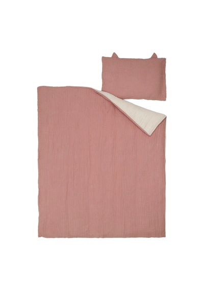 Ikea Guldvavare Tek Kişilik Nevresim Takımı 110 X 130 Cm Bej - Pembe