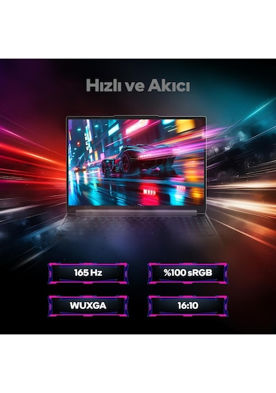 Game Garaj Slayer X5T-5050-C7 i5-13500HX 16 GB 1 TB SSD RTX5050 16" Free Dos Dizüstü Bilgisayar