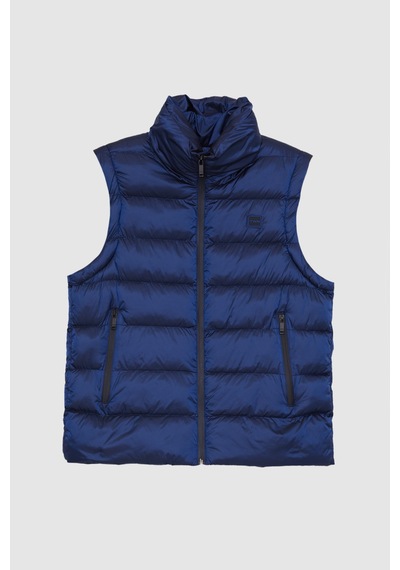 Twn Slim Fit Saks Mavi Düz Yelek Mont 3ecy70501502m 750