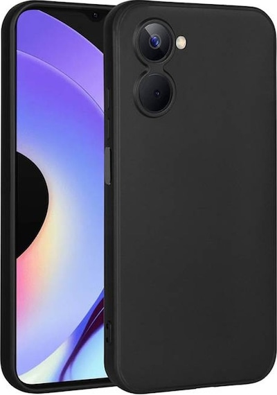 Realme 10 4g Kılıf Esnek Yapılı İnce Slim Silikon Kapak Ryc/premier Siyah