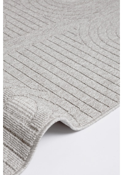 Seyran Loopy 623 Gri Halı Ince Mutfak Kilim Salon Kesme Halı Yolluk Gri