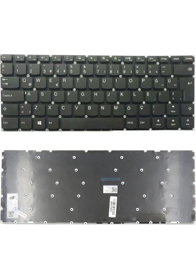 Lenovo V110-14ast, V110-14ıap, V510-14ıkb, 80wr, 80tf, 80tc Uyumlu Klavye Tuş Takımı Işıklı Siyah Tr