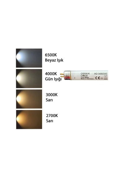 1 Adet Osram 54w 840 Günışığı 4000k G5 Duylu T5 Floresan