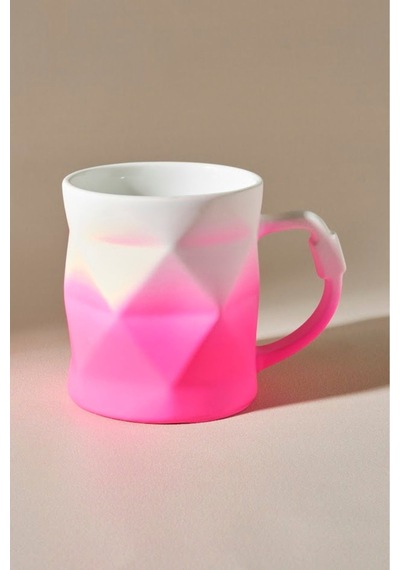 Karaca Soft Touch Geo Kupa 450 Ml Pembe