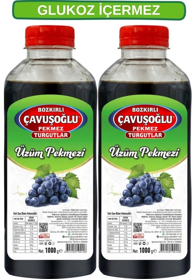 Çavuşoğlu Üzüm Pekmezi 1000g X 2