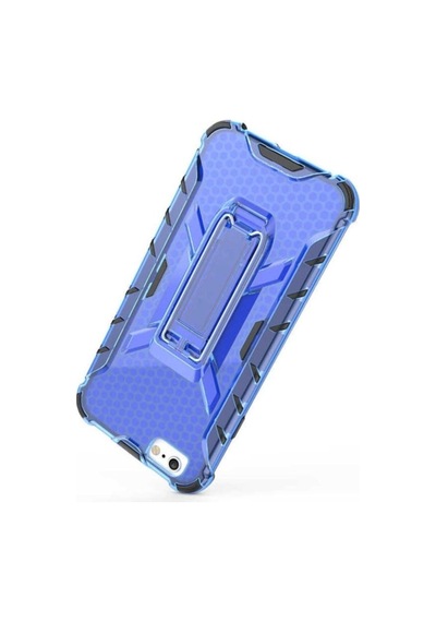 Apple Uyumlu iPhone 6 Kılıf Zore Klik Silikon Mavi