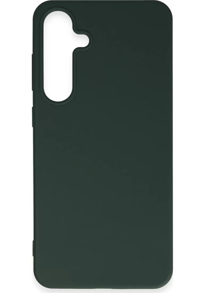 Newface Samsung Galaxy S24 Plus Kılıf First Silikon - Koyu Yeşil