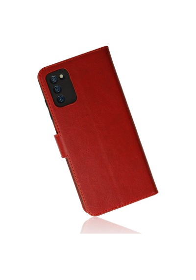 Zenviya21 Samsung Galaxy A03s Kılıf Trend S Plus Kapaklı Kılıf - Kırmızı Zenya785 renkli