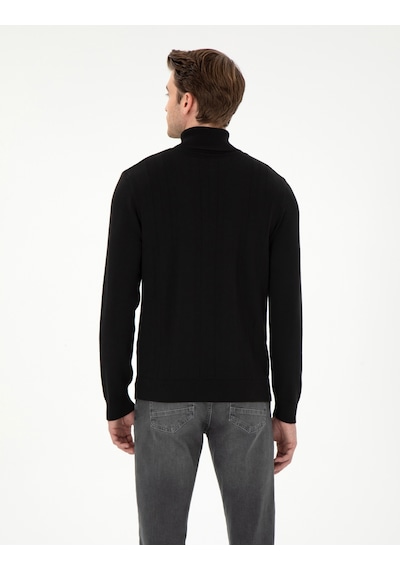 Pierre Cardin Erkek Siyah Kazak /triko 50296445-vr046 Siyah