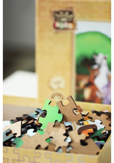 Art Kids Nereye Çufçufluyoruz 100 Parça Ahşap Puzzle