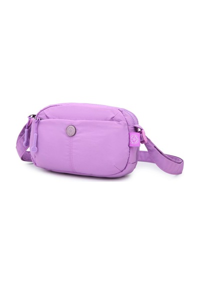 Smart Bags Mikro Poly Kumaş Mini Boy Postacı Kadın Çantası 3339 Lila