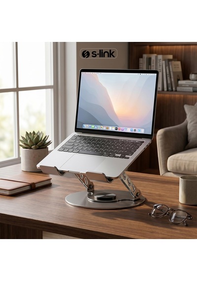 Sl-ml1 360 Döner Metal Laptop Standı, 23.5x23.5 Cm